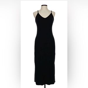 Elegant Black Women's Midi Cam Dress